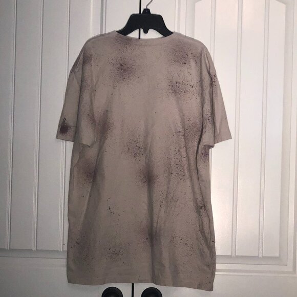 ASTRNEME short sleeved splatter design t-shirt; XL - Picture 2 of 5